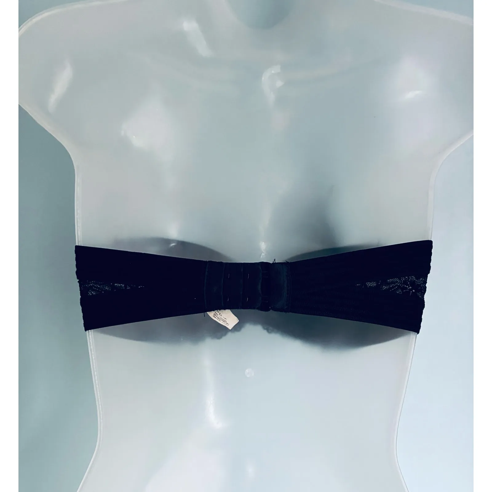 Maidenform Strapless Push Up Bra Black 34A - Image 2