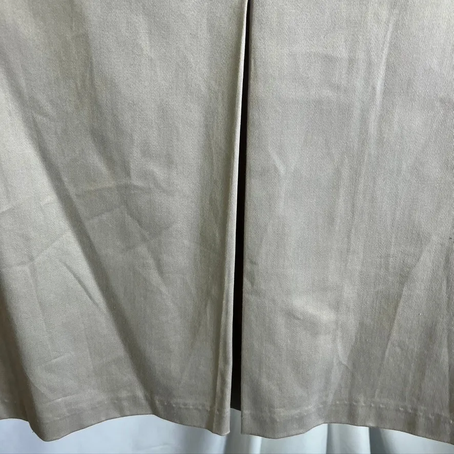 Promod Beige Pencil Skirt‎ Women Size EU 42 UK 14 Belted Business Career Tan Size L - Image 5