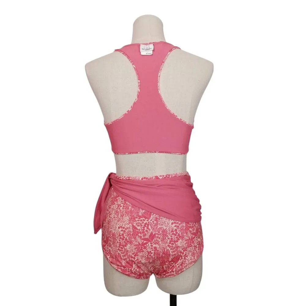 Hermoza Reversible Bikini Set Indra Coral Sz 6 Pink - Image 5