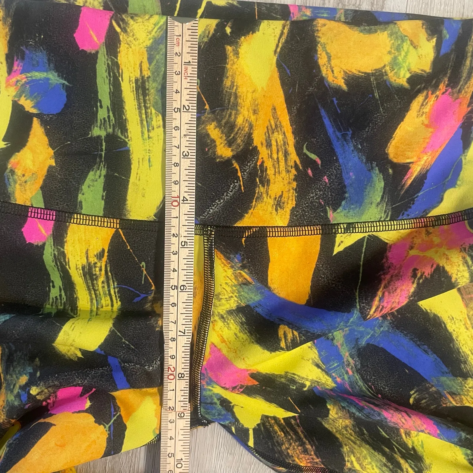 Lululemon Wunder Train High-Rise Tight 23” Undertone Black Multi size 6 - Image 7