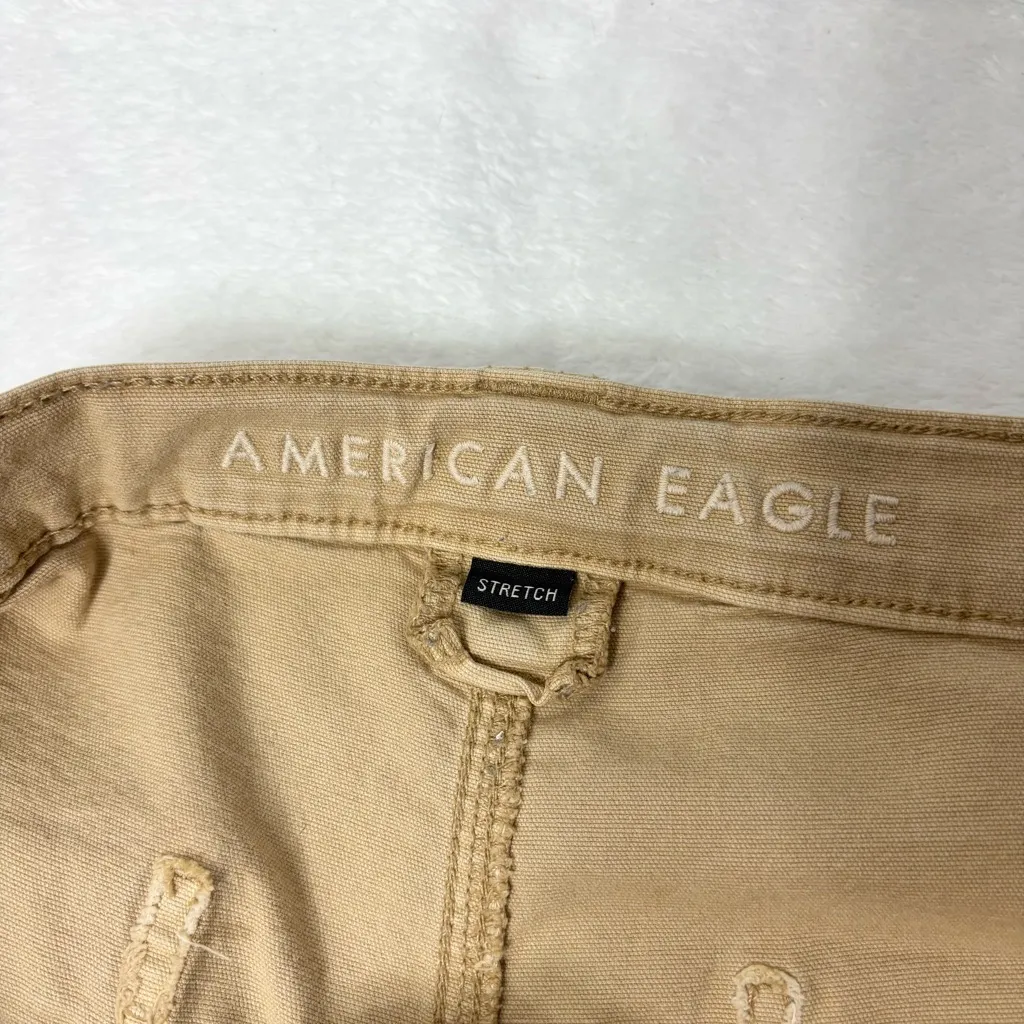 American Eagle Outfitters Tan Cargo Pants size‎ 12 - Image 6