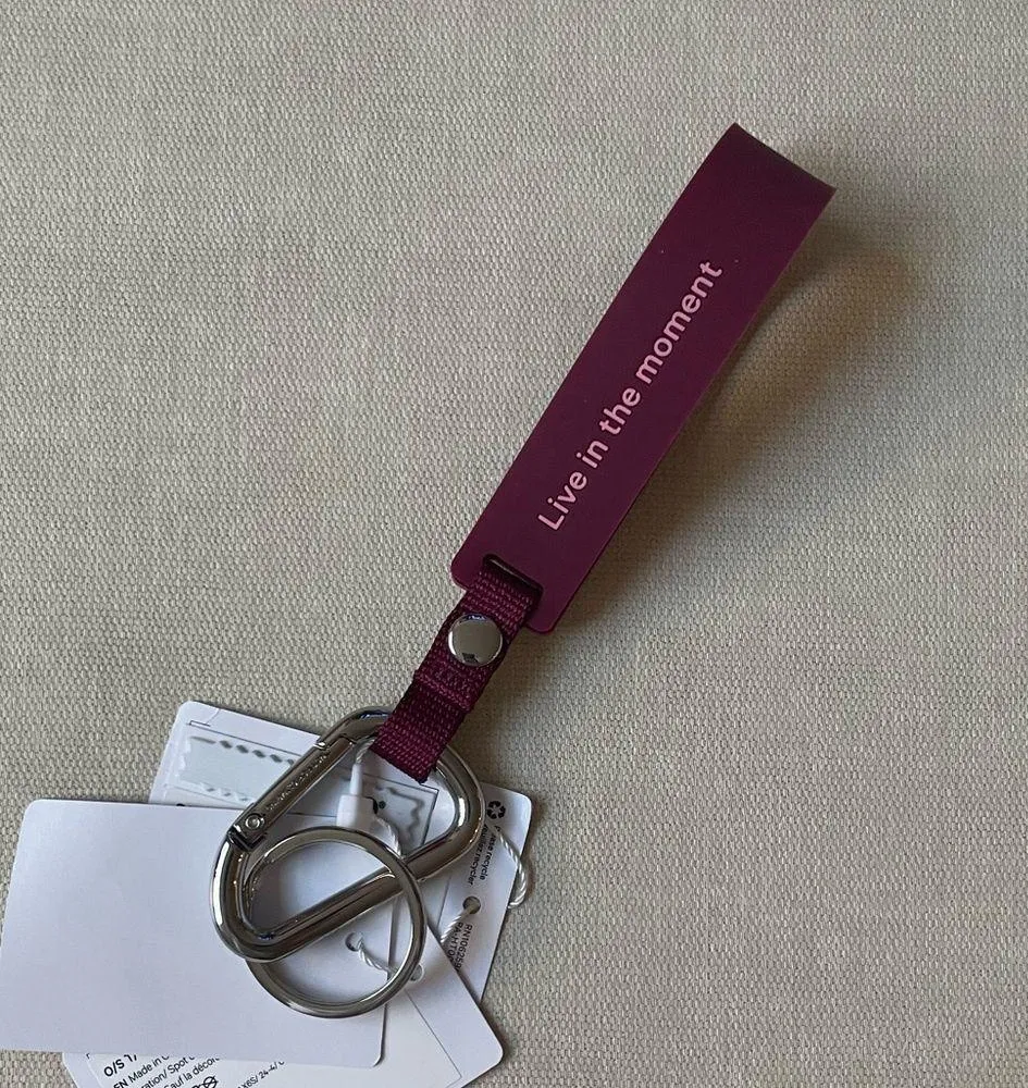 Lululemon silicone keychain - Deep Luxe/Pink Tide - Image 6