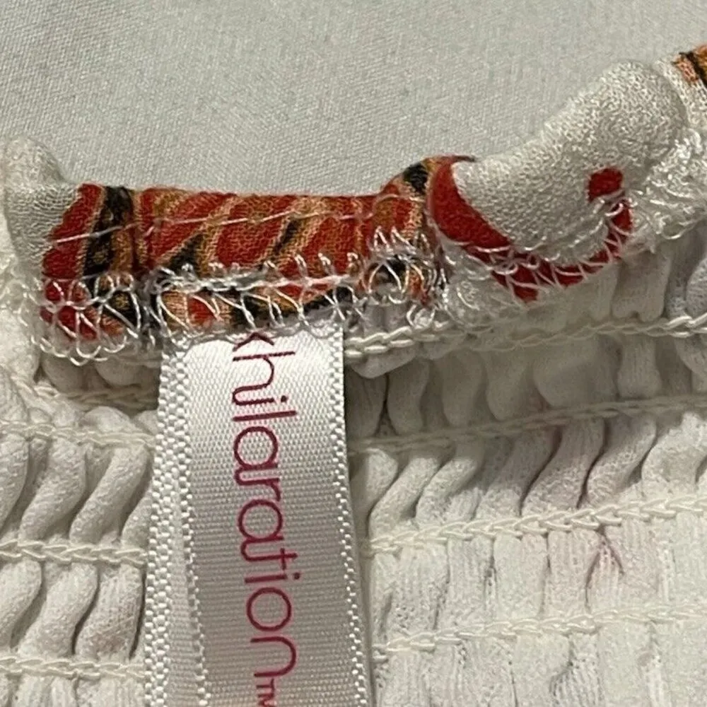 Xhilaration Dress Womens Sz XS Floral Lace Long Bell Sleeve Western Boho - Image 15