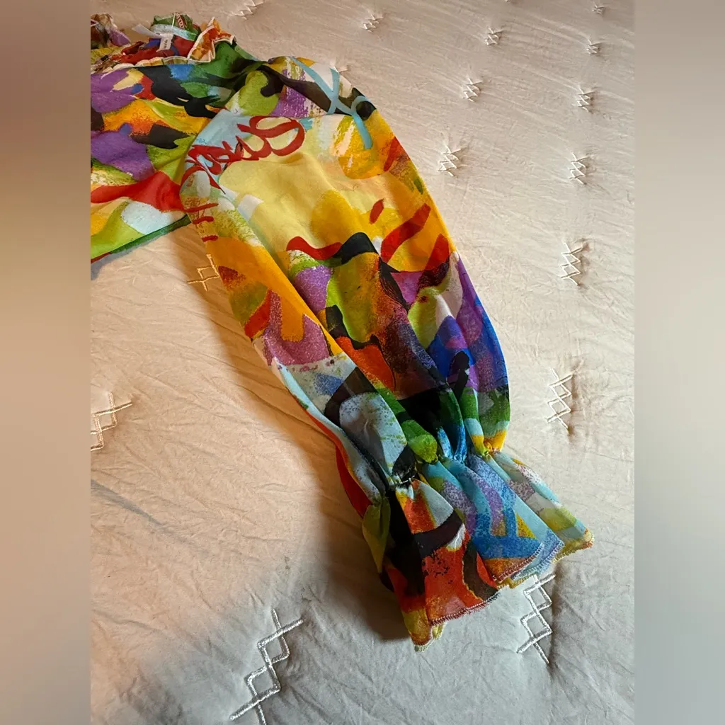 Truth NYC Multicolor Ruffle Women’s  Dress size S - Image 7