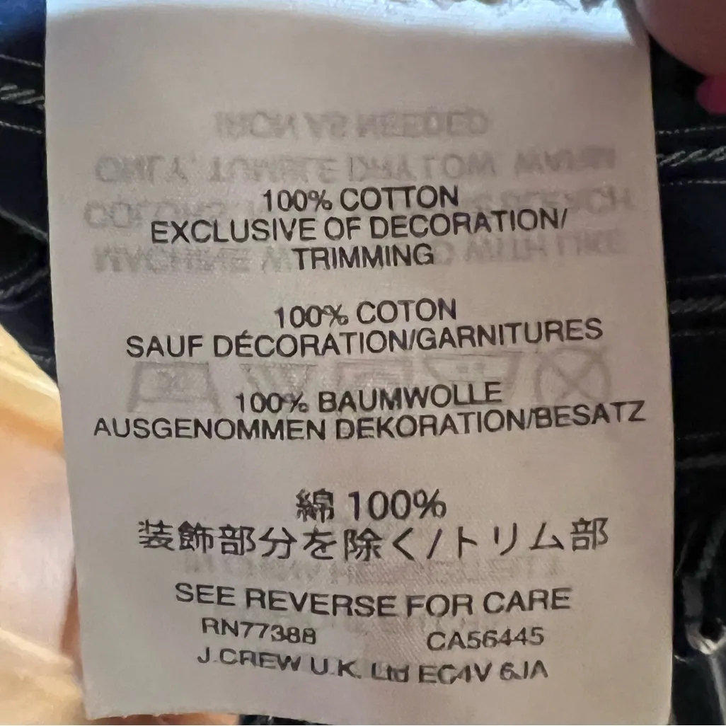 Madewell Floral Embroidered Fable‎ Swingy Top in Twilight Tonal Stripes Size XS - Image 14