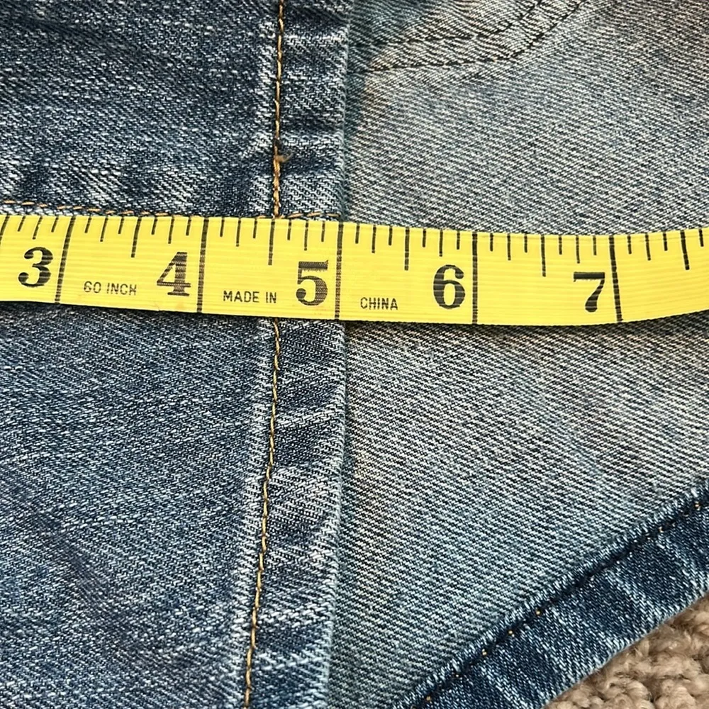 Tommy Hilfiger Blue Jean Shorts Distressed Size 8 - Image 6