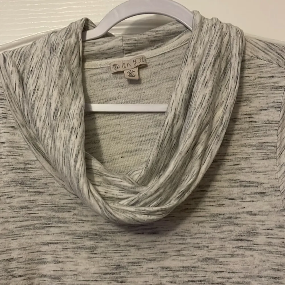 Oversized Cowl Neck Blouse Size L - Image 2