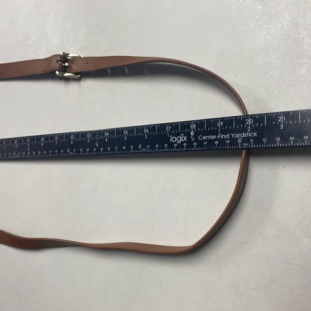 TALBOTS‎ Women’s Crossbody Size 11.5X10.5 Gray & Brown - Image 9