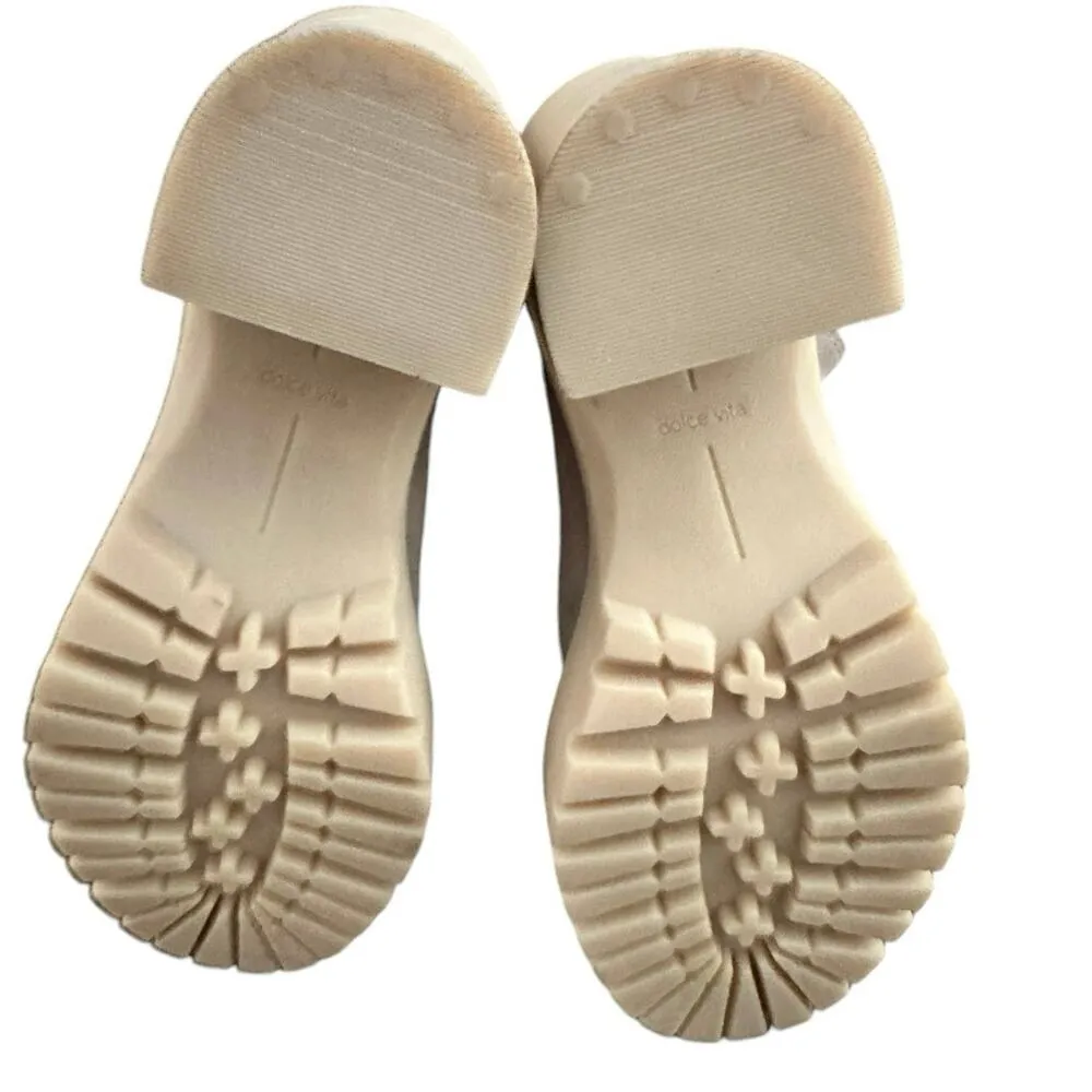 Dolce Vita Caster H20 Platform Ankle Booties
Mushroom Suede Women's Size 7.5 Tan - Image 8