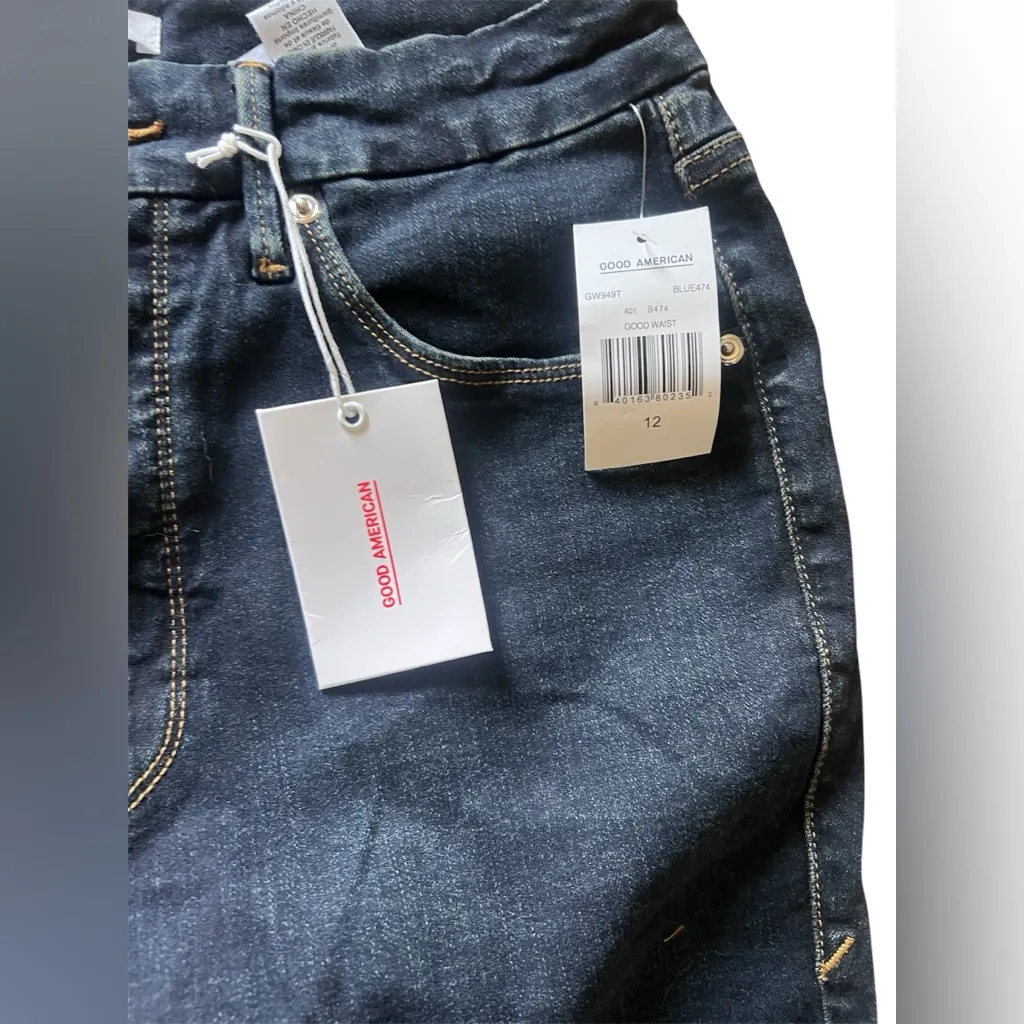 Good American Good Waist High Rise Skinny Jeans | 12 / 31 NWT - Image 3