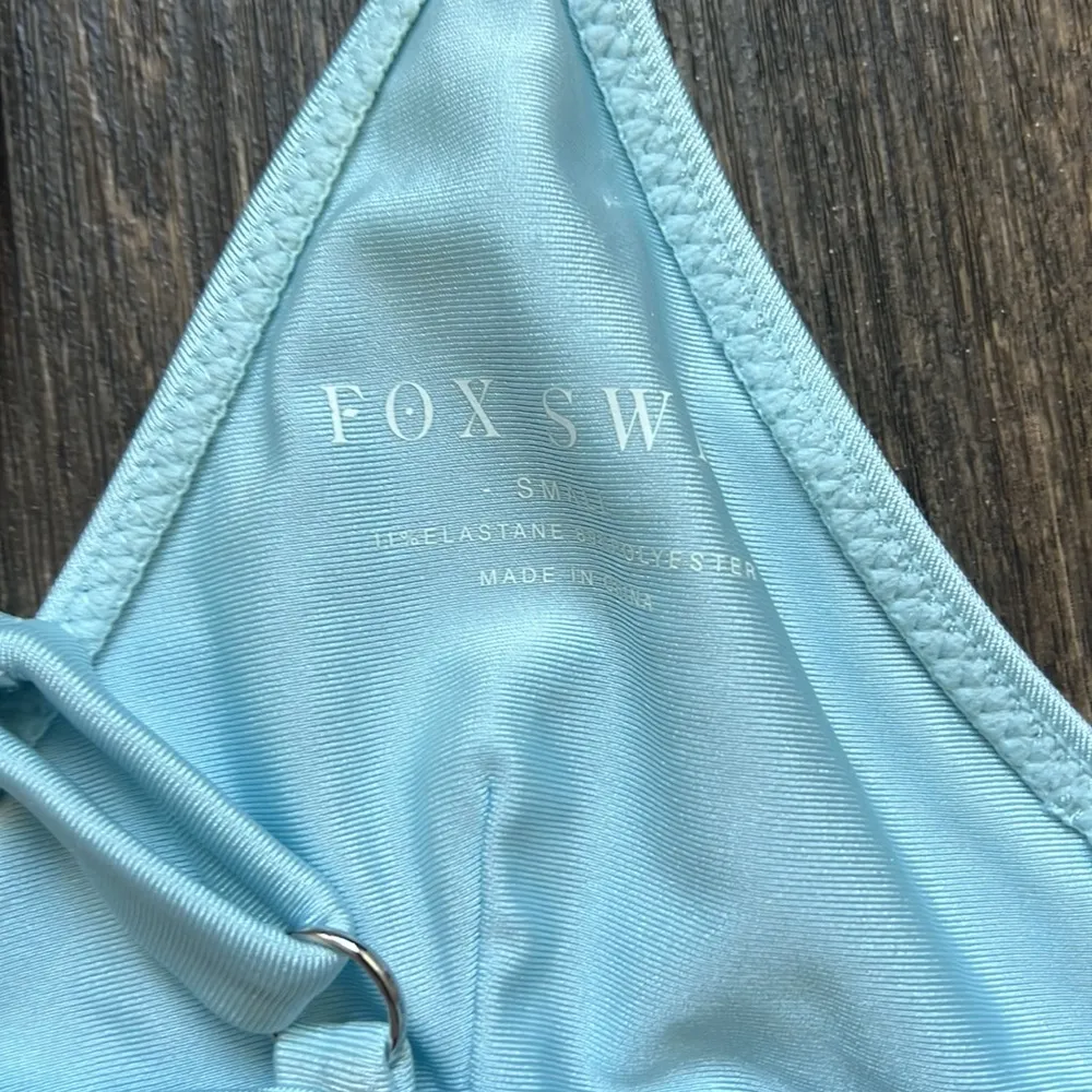 White Fox Blue Bikini Top - Image 3