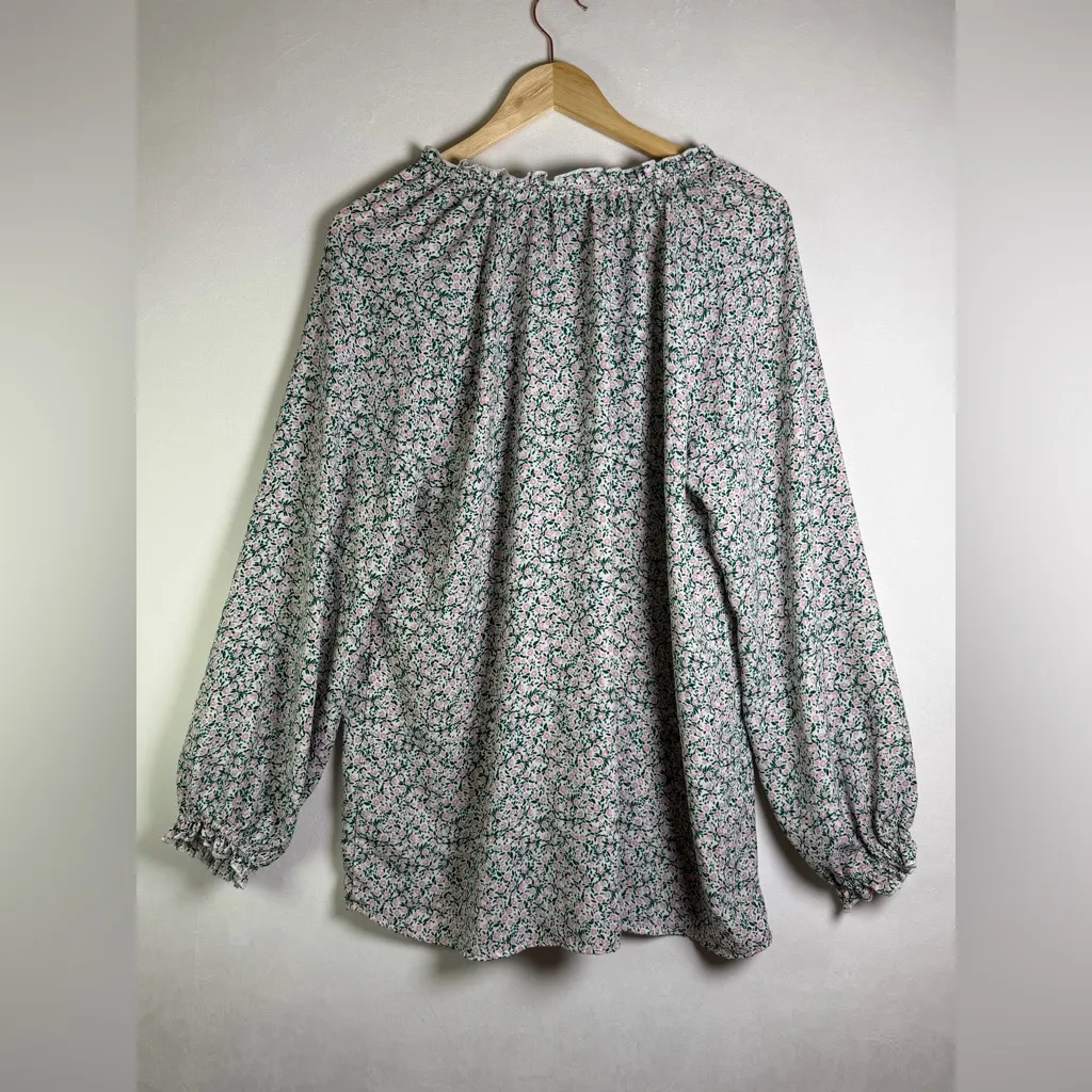 Show Me Your Mumu Women’s Charlene Tunic  Cottagecore Floral Peasant Top Sz L - Image 7