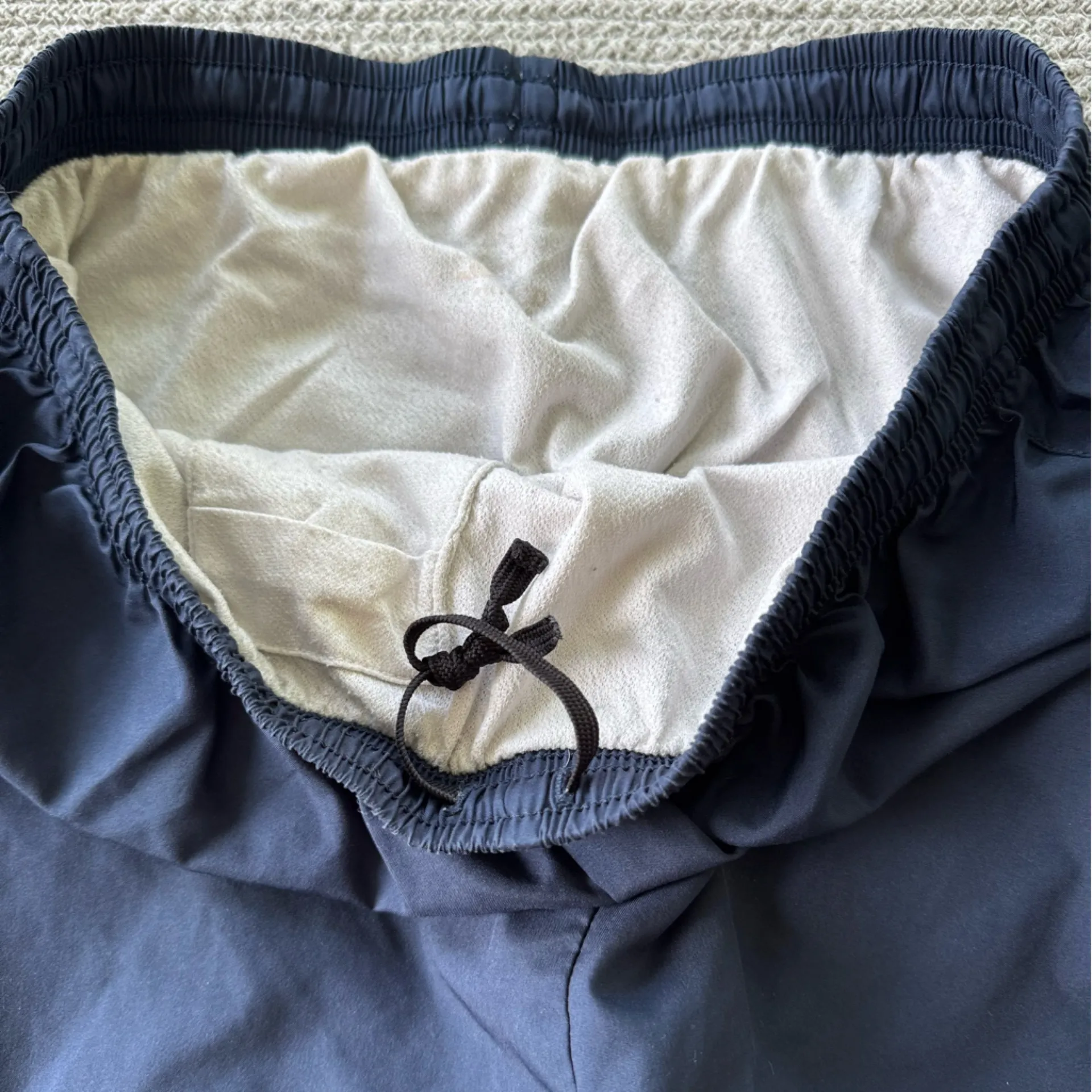 Nike Navy Blue High Rise Running Shorts Size Medium - Image 3