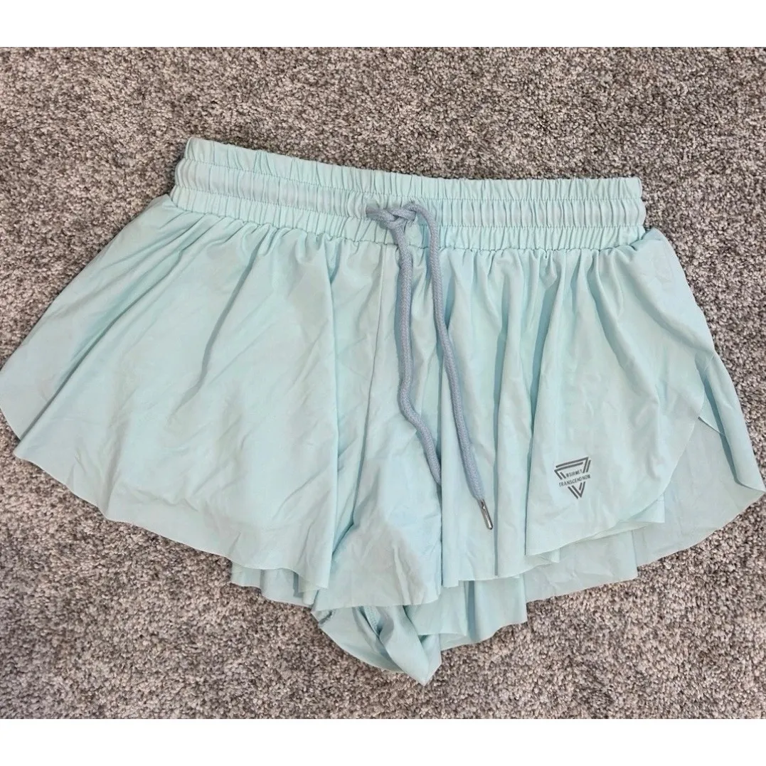 Lot of 3 Athletic Butterfly Shorts Women Size S Pink Blue White Workout Gym - Image 4