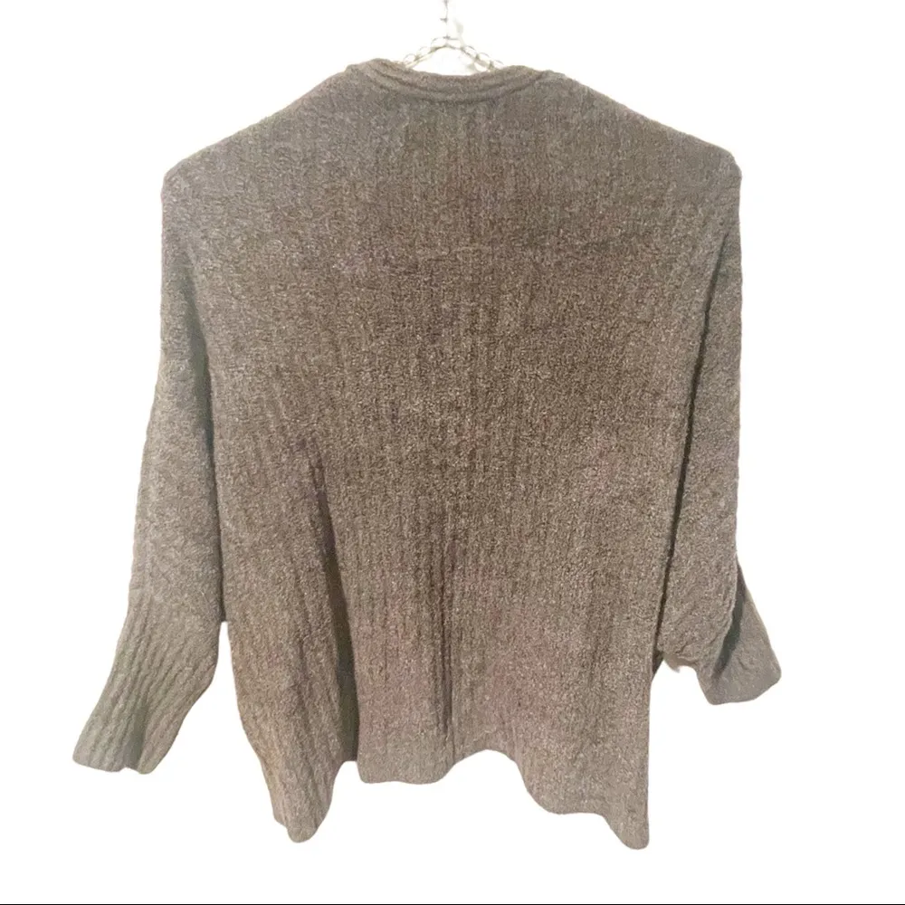 Barefoot Dreams XXS/XS COZYCHIC Lite Shrug Cardigan Batwing Grey - Image 5