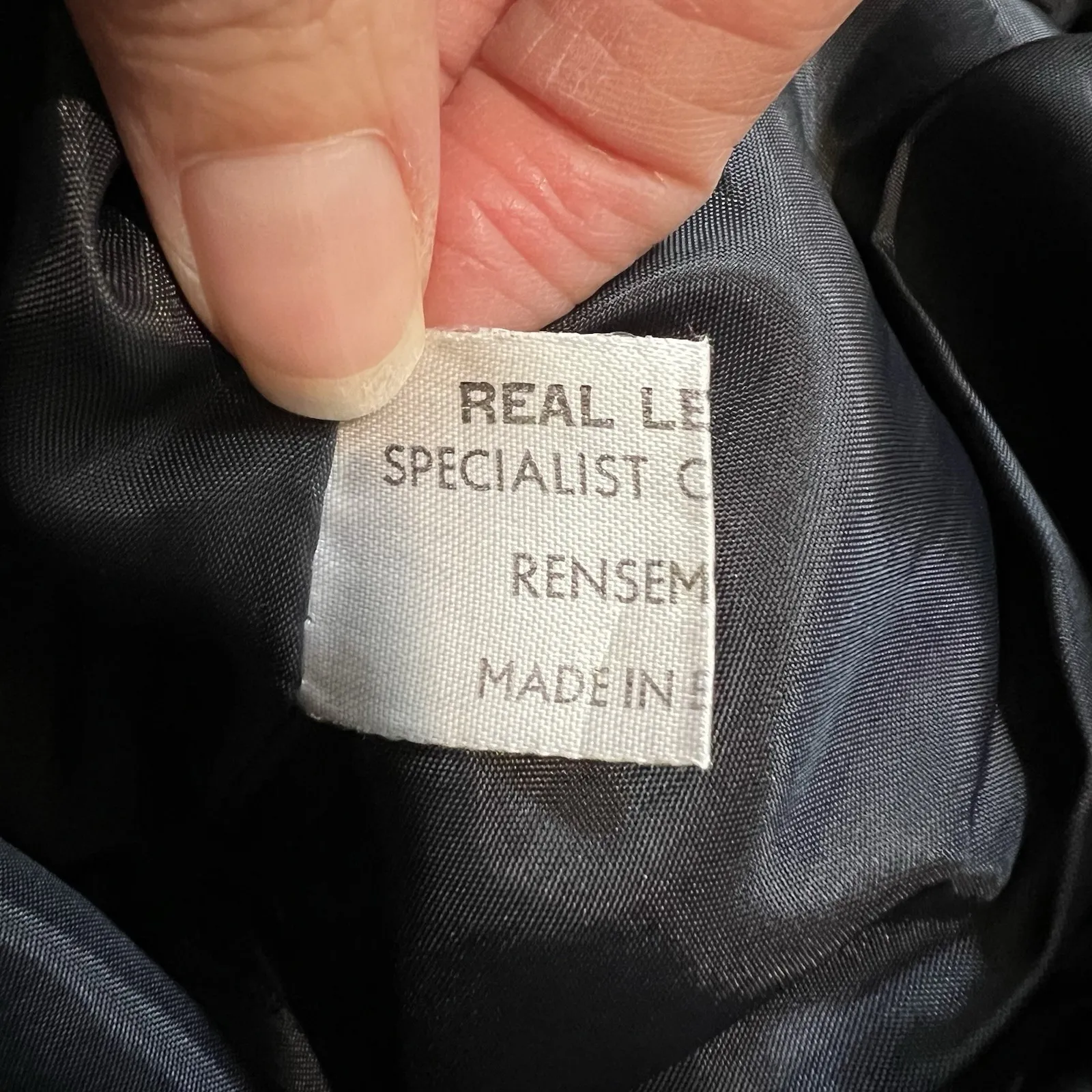 Sphinx Black Leather Pants High Rise Biker Made In England Bikercore Edgy Rocker - Image 6