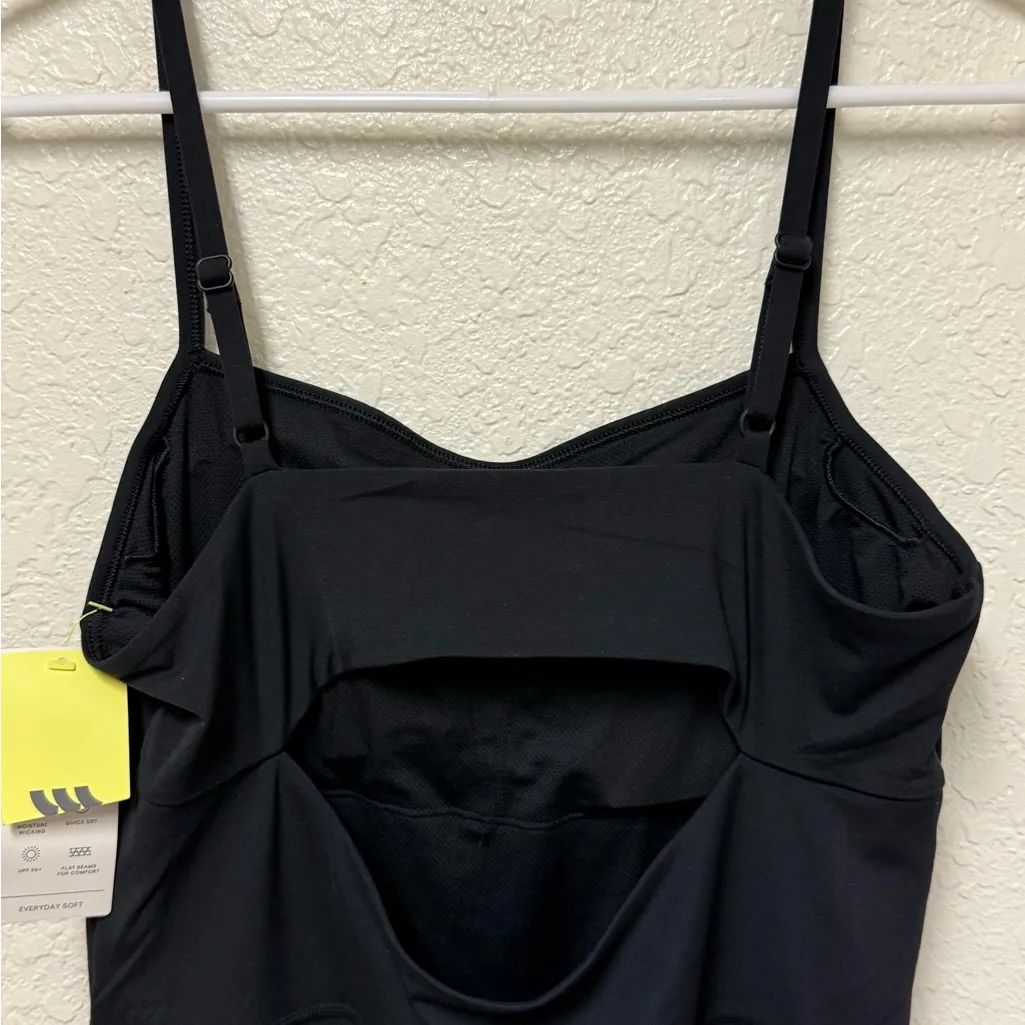 NWT ALL IN MOTION Black Athletic Jumpsuit Size Medium Petite - Image 16