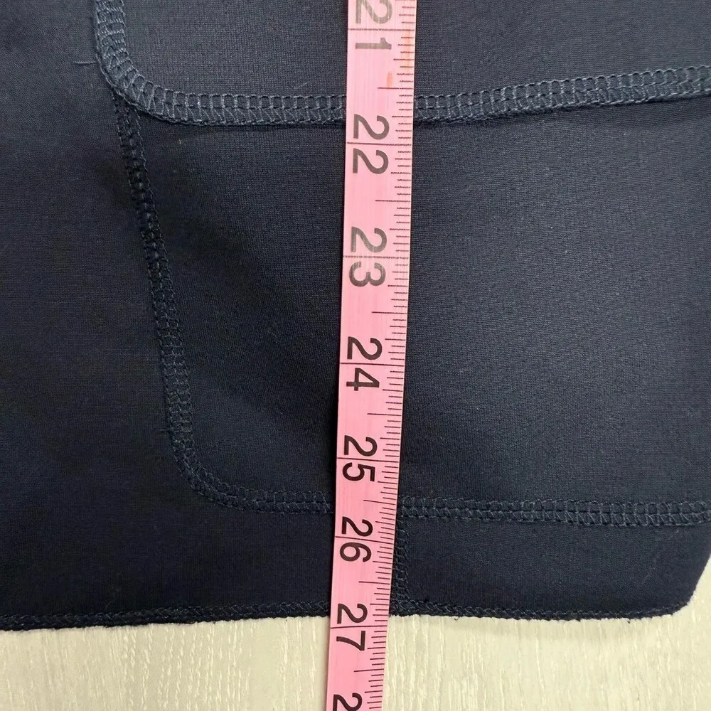 Lafayette 148 Women 16‎ Navy Blue Viscose Blazer Fabric details Elegant Jacket Size 12 - Image 6