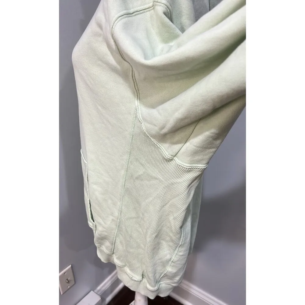 Aerie Light Green Oversized Hoodie Size Medium - Image 3