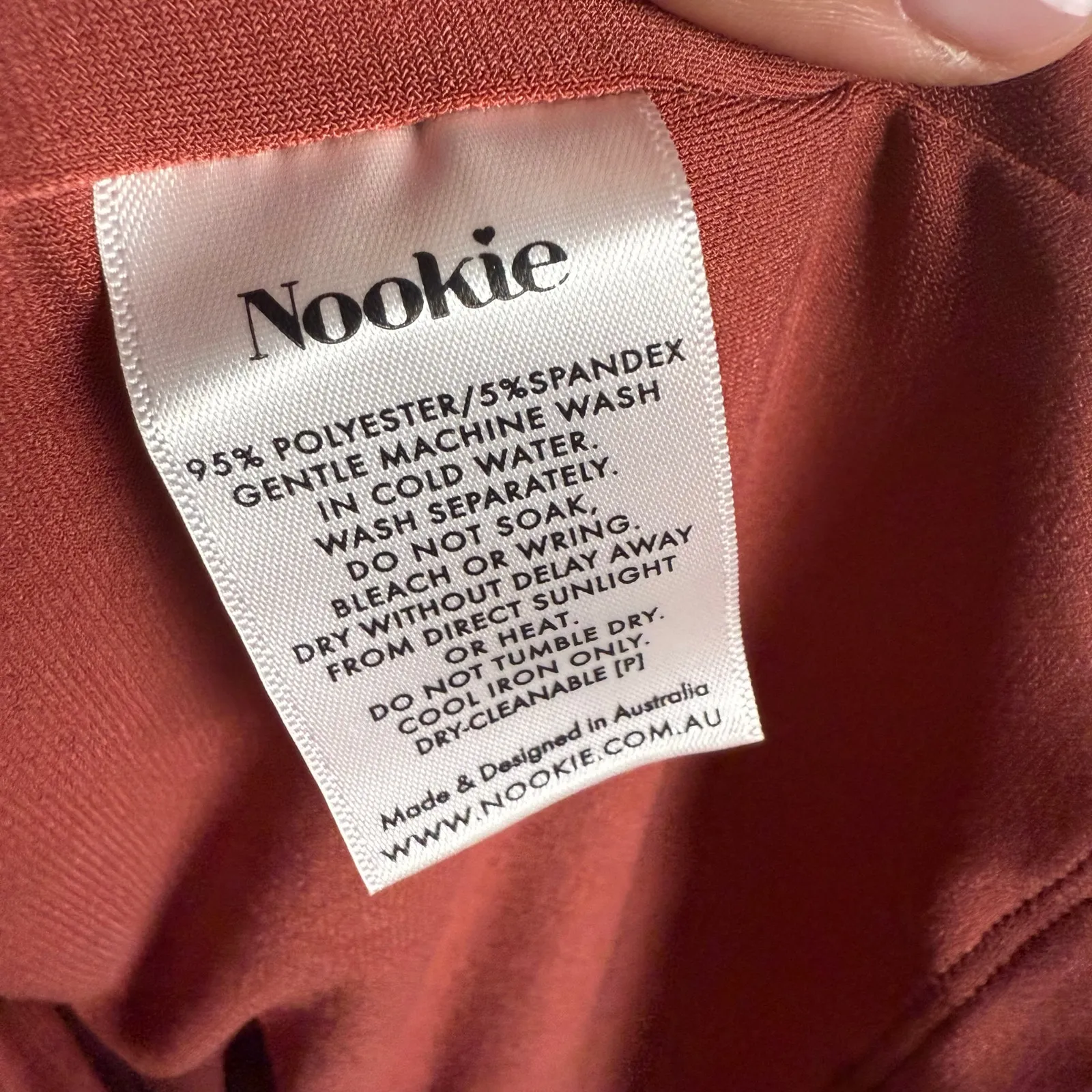 Nookie Penelope Mini Dress Persimmon Pink One Shoulder Mini Dress Size S - Image 8