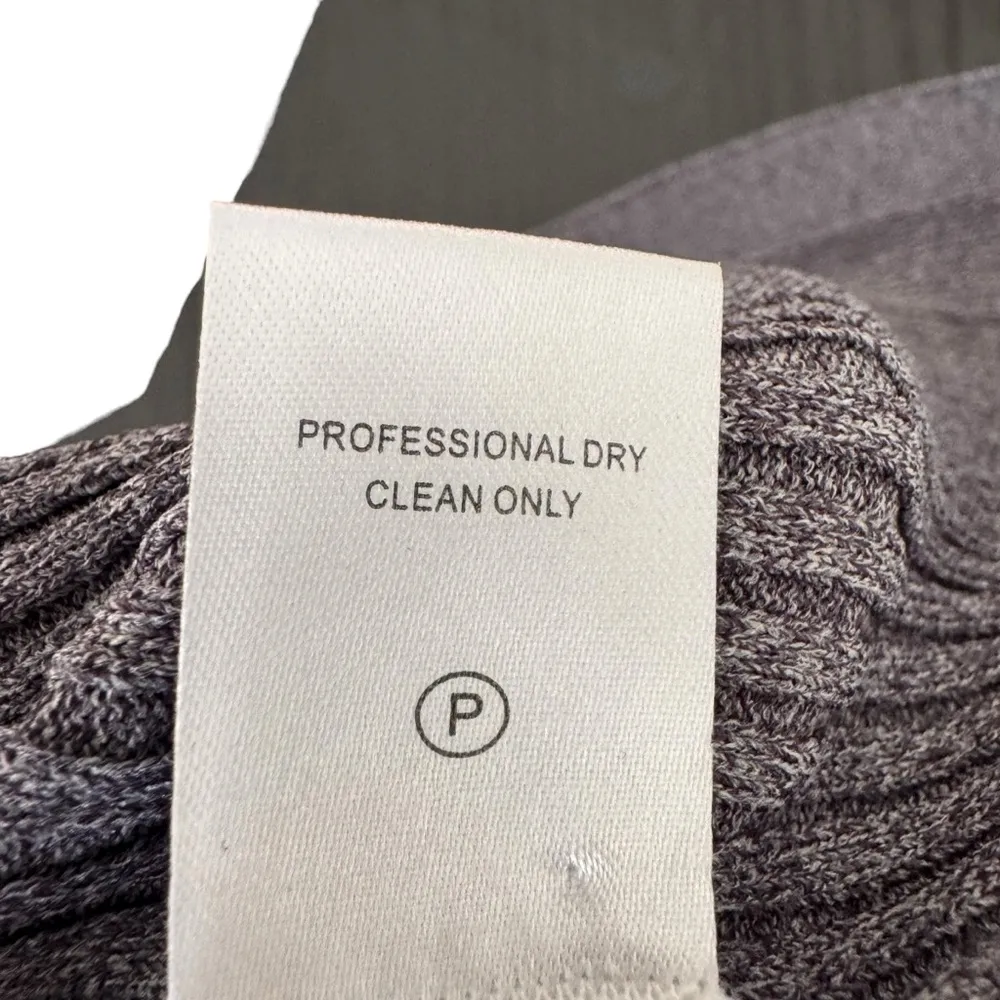 STAUD - Shoko Sweater Dress Gray Colorblock Midi Sz M - Image 9