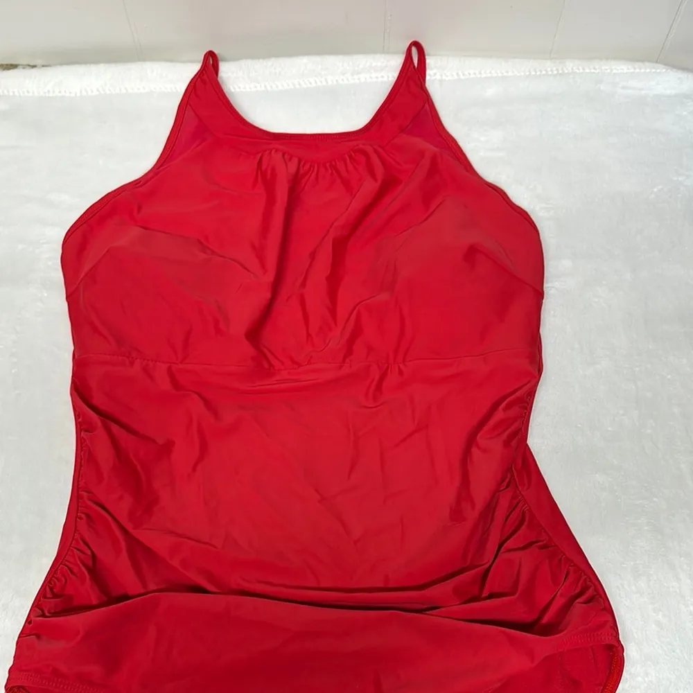 Bold Red Halter Neck One - Image 2