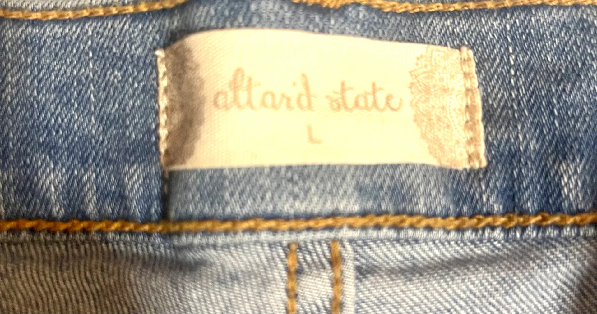 Altar'd State Distressed Jean Shorts Size L - Image 2