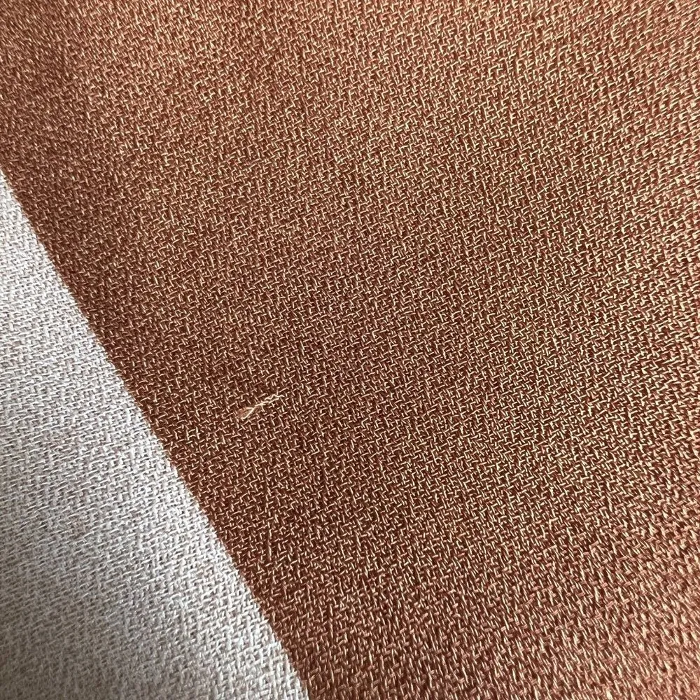 4Siennai Womens Size M Short Sleeve Wrap Blouse Striped Brown Earth Shades Size M - Image 12