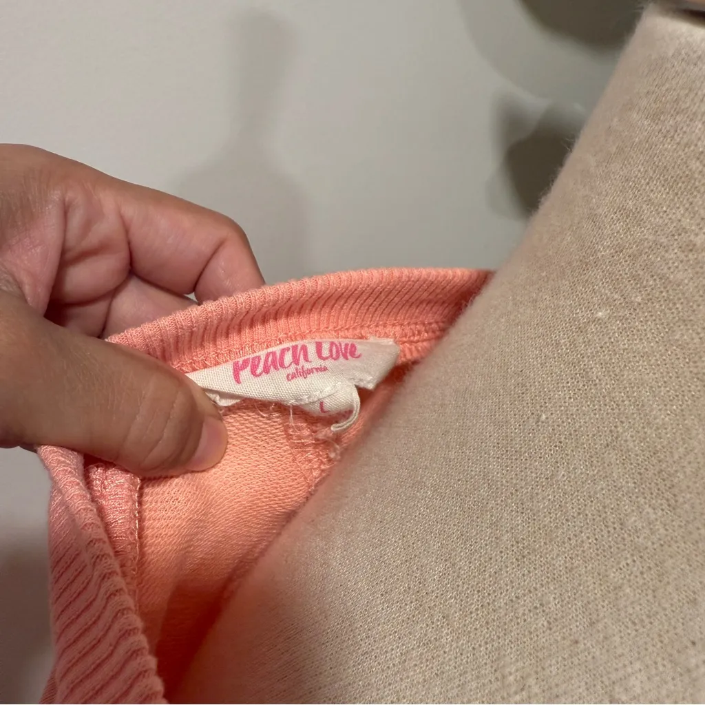 Peach Love | Yeehaw Cropped Sweatshirt - Image 4