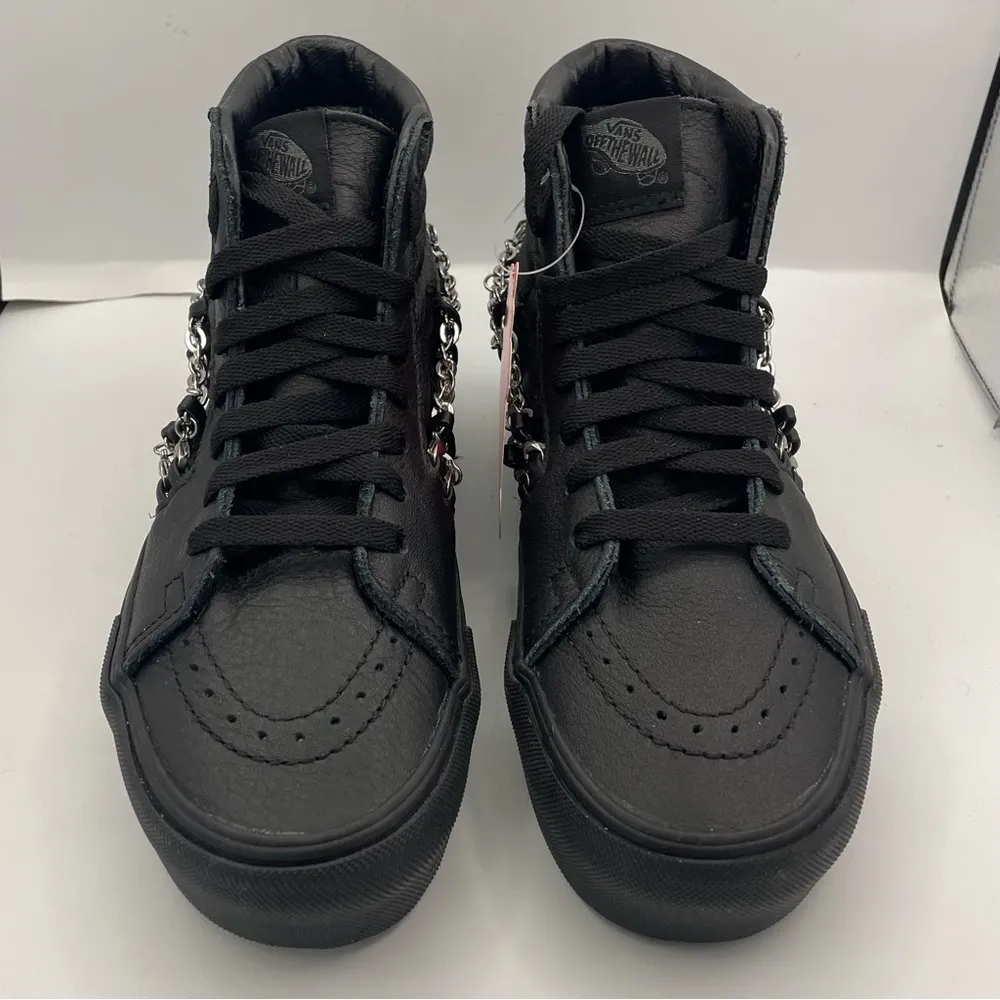 Vans unisex sk8-hi platform Chain black sneakers Women 6, Men 4.5 - Image 3