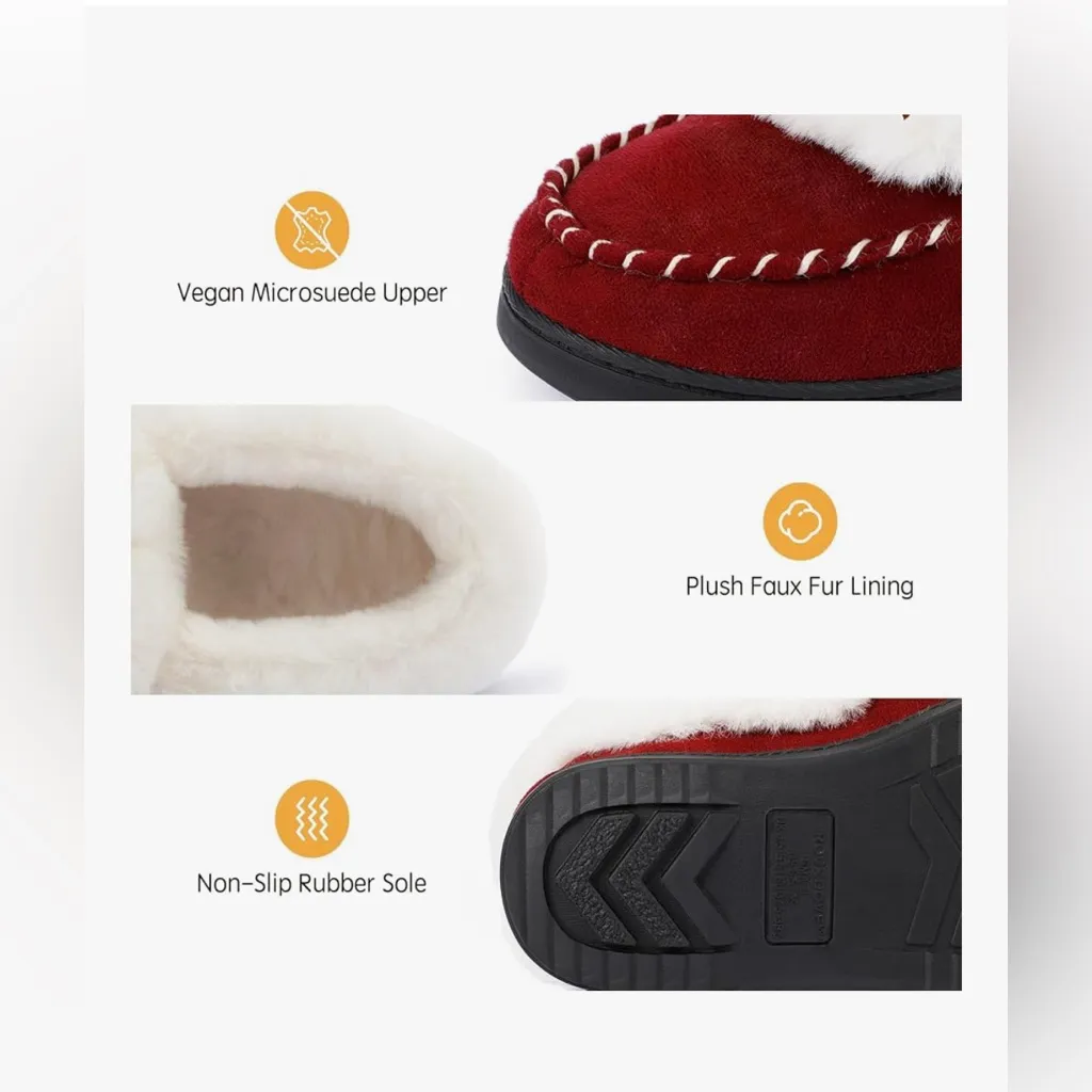 NEW RockDove Trapper Moc Memory Foam Slippers 5 - Image 4