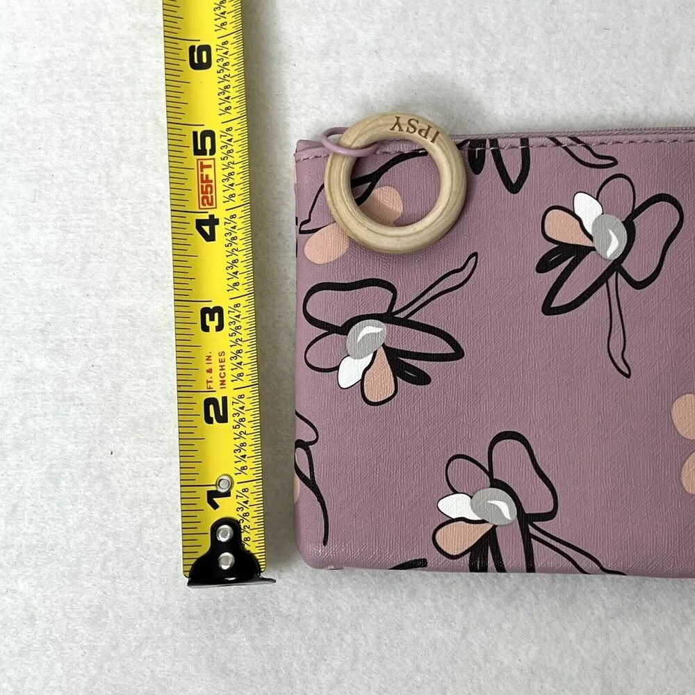 Purple Floral Ipsy Makeup Bag - Image 4
