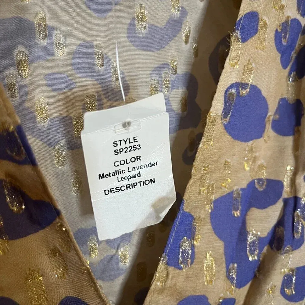 NWT Smythe Yoda Blouse Purple - Image 5