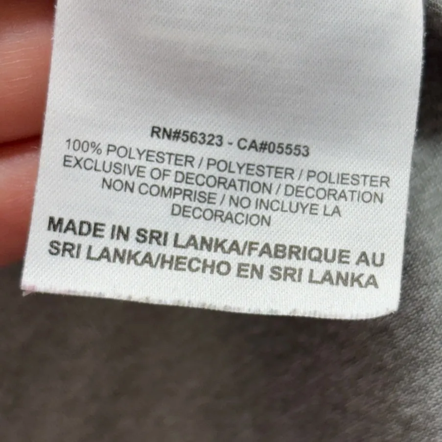 Nike Women's Size Small Gray Dri-Fit Orange Swoosh Racerback Athletic Tank Top - Image 5