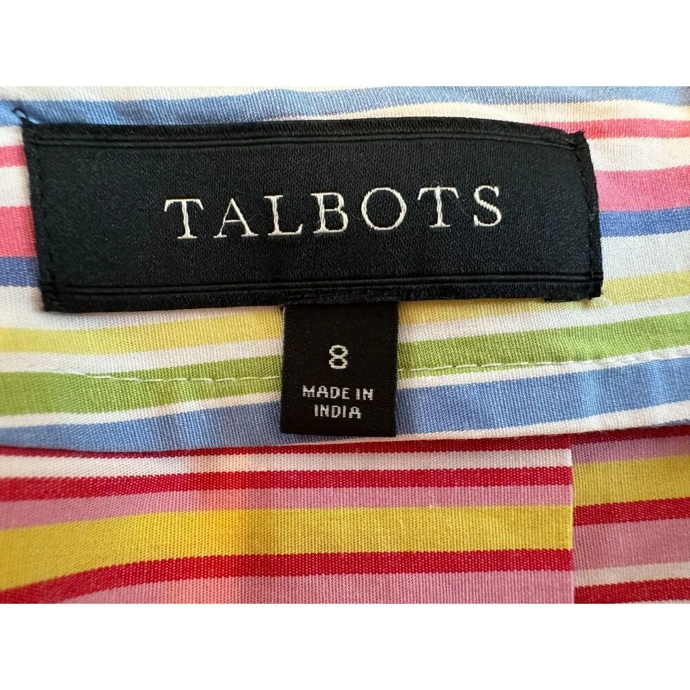 Talbots Super Fun Chic Rainbow Skirt Size 8 - Image 2