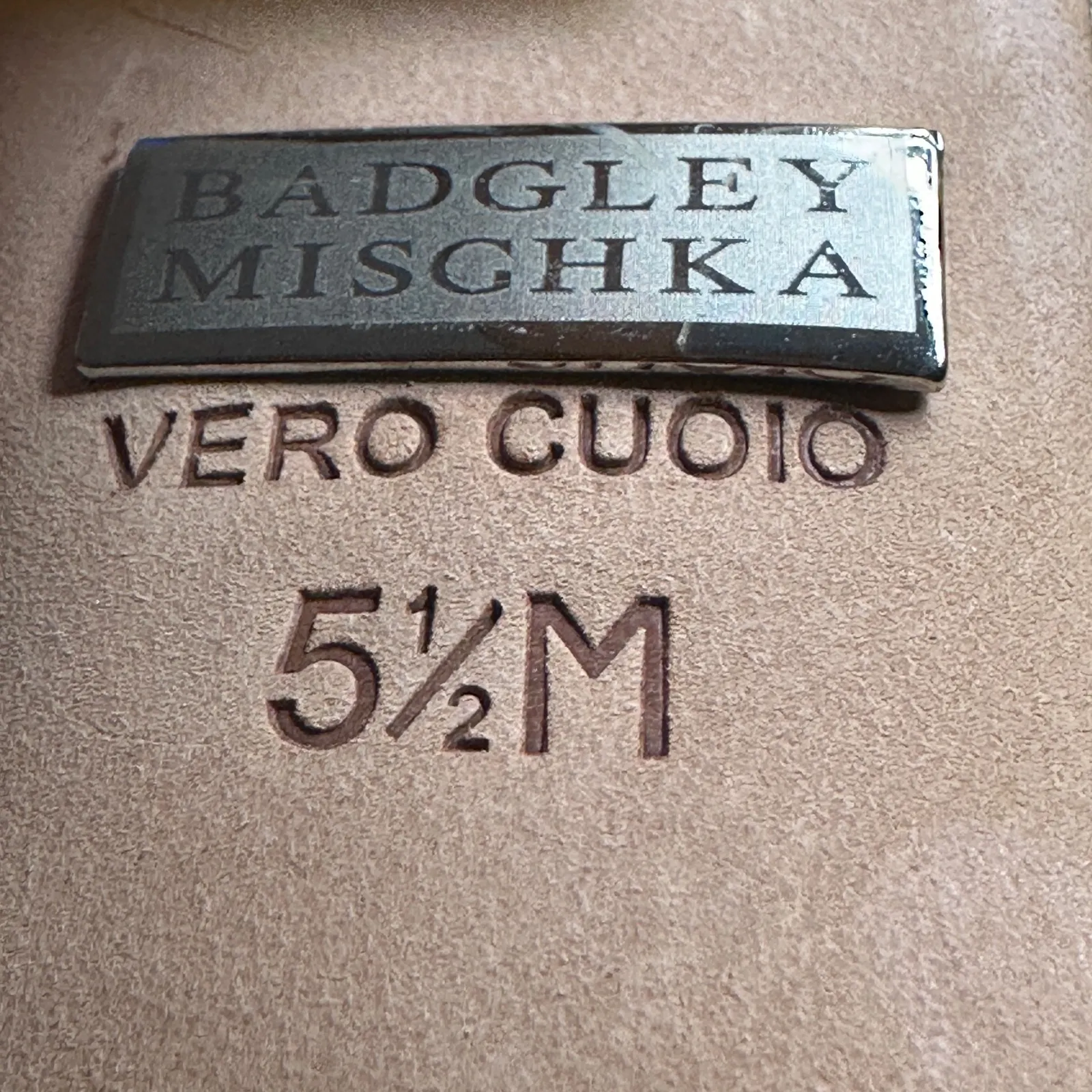 Badgley Mischka Womens Gold Embellished Slingback Heels Size 5.5 M Bridal Formal - Image 3