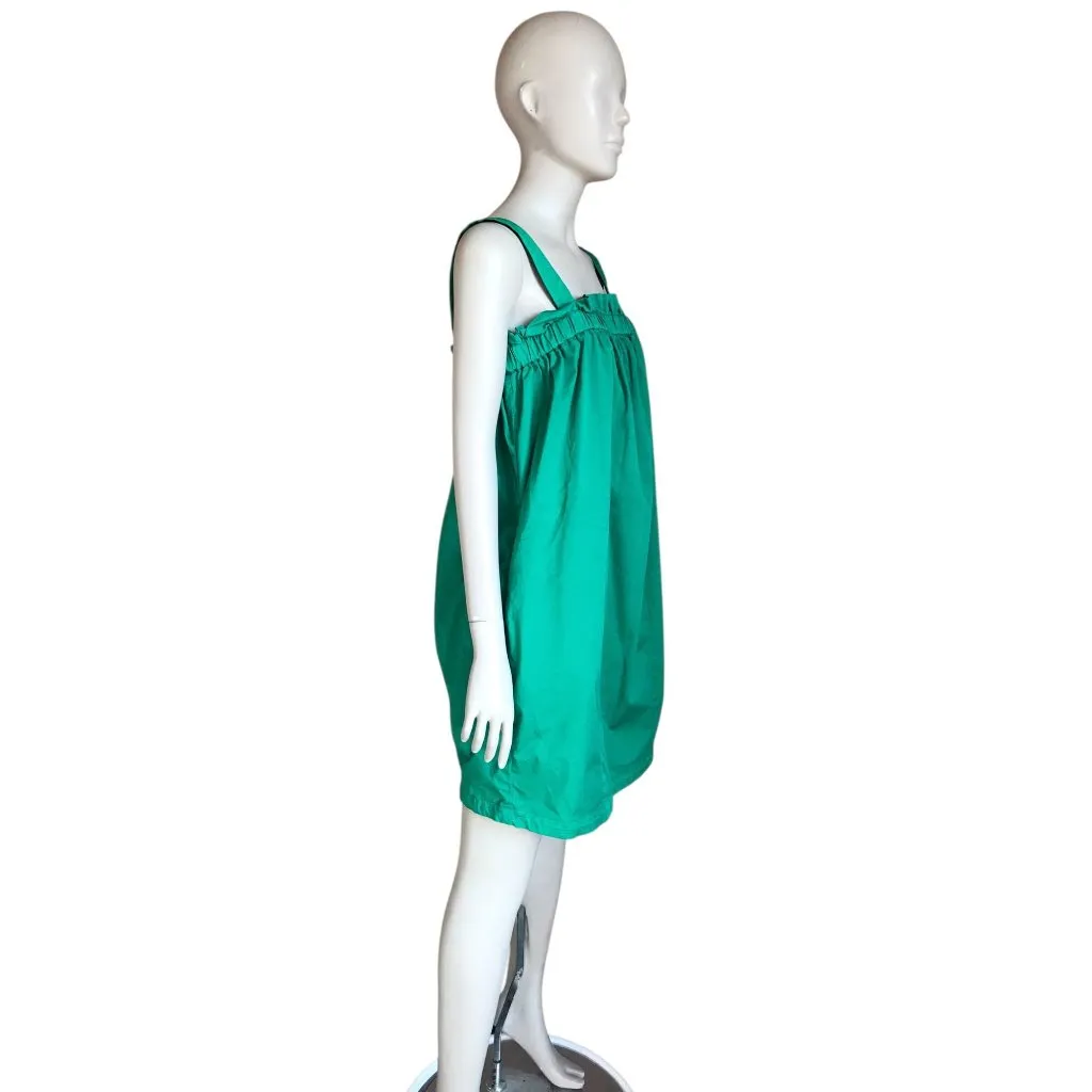 Everlane Green Paperbag Dress - Image 3