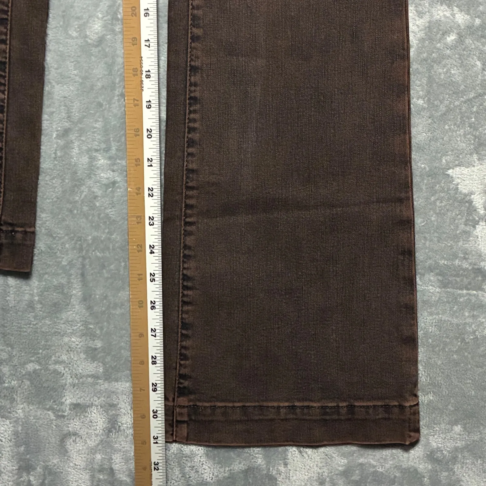 NWOT GAP Long Lean Low Rise Bootcut Jeans Brown Women's Size 28/6R - Image 7