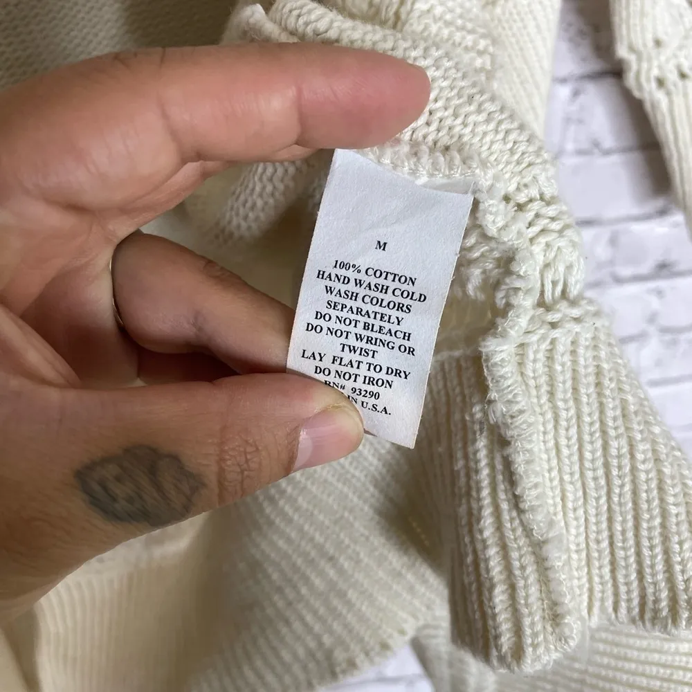 Daytrip Ivory Crochet Short Sleeve Cardigan - Image 4