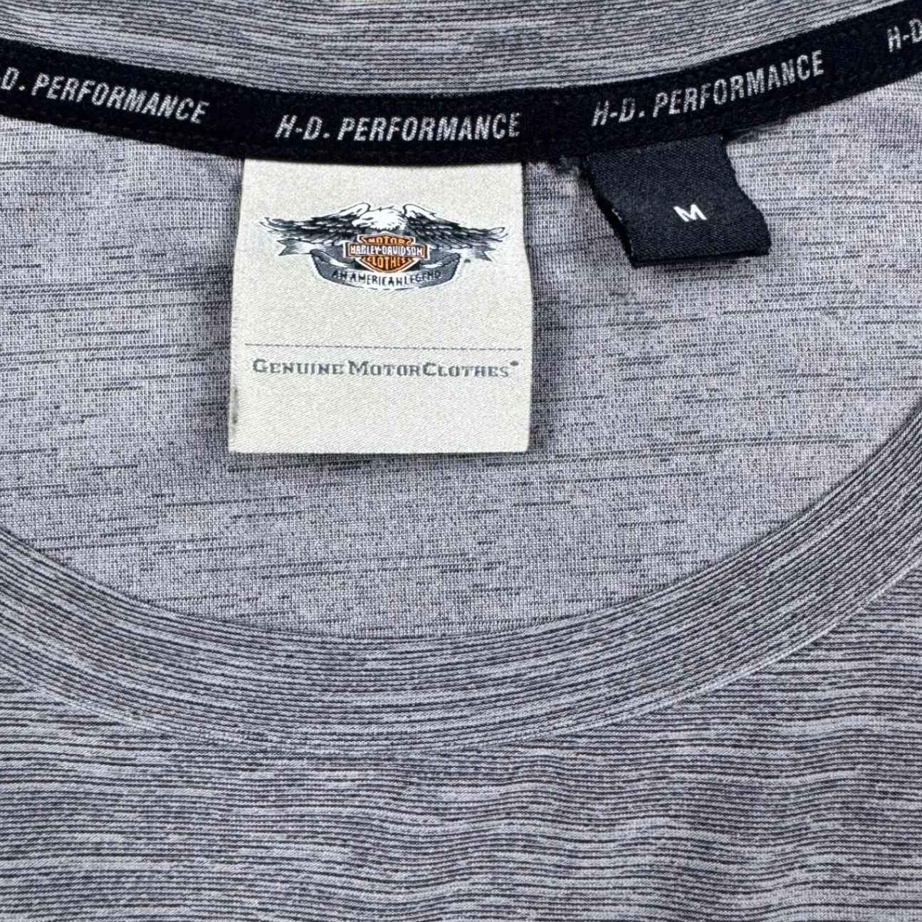 Harley Davidson Performance Top Gray Long Sleeve Motorcycle Shirt Womens Medium - Image 4