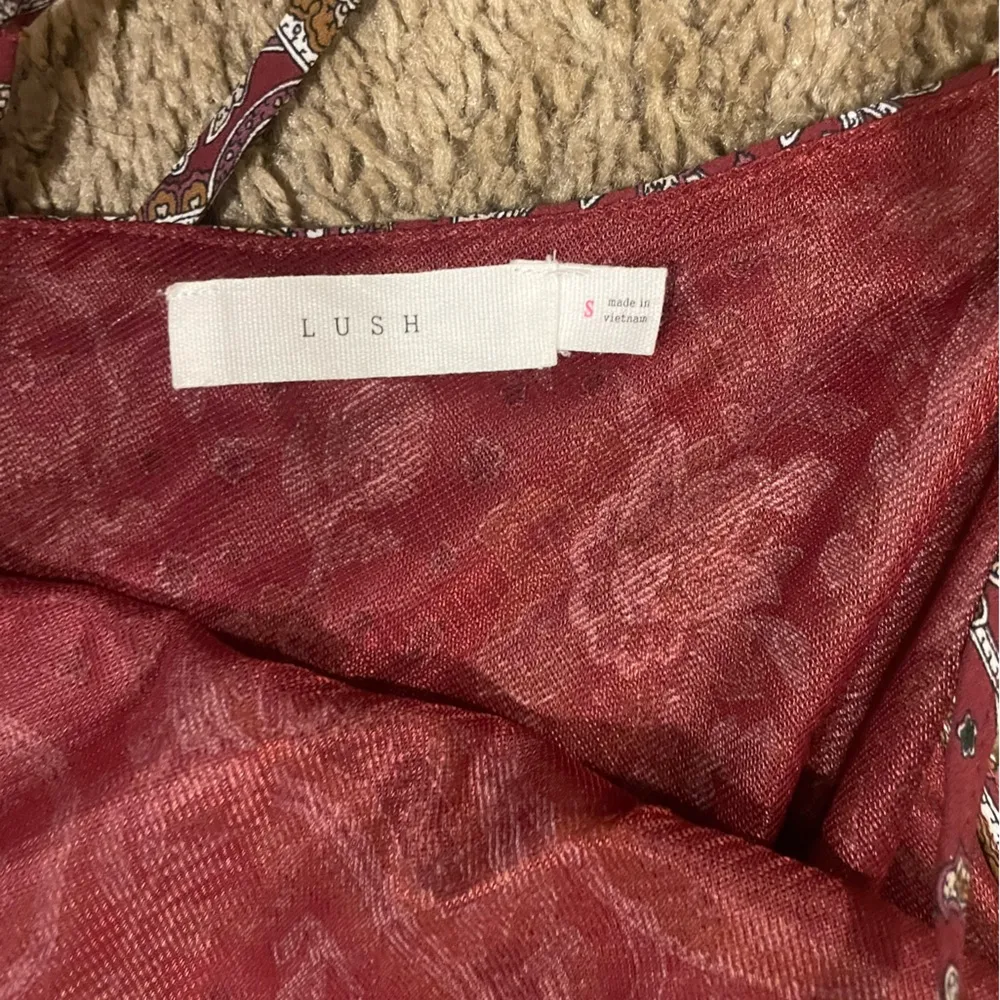 Lush Flowy Backless Spaghetti Strap Mini Relaxed-Fit V-Neck Sun Dress - Image 4