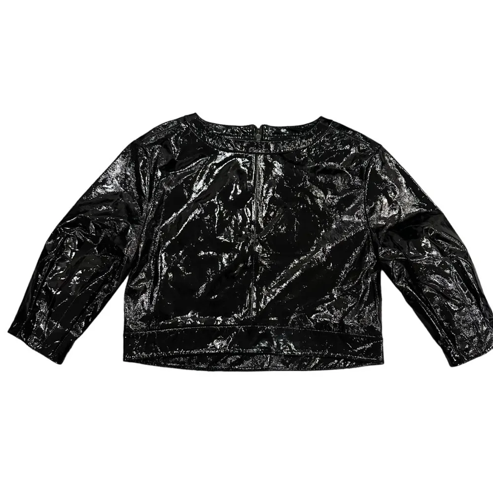 NWOT Lita By Ciara Revolve leather cropped sweatshirt - Image 6
