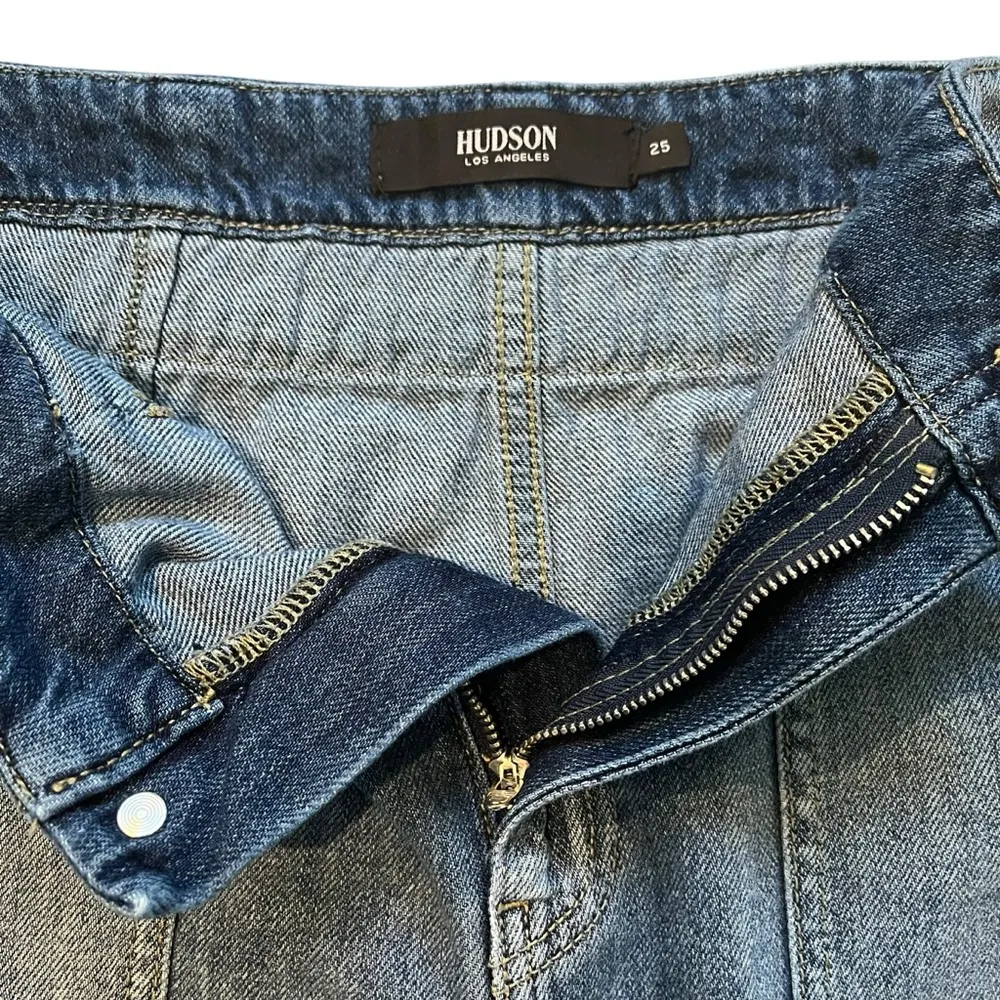 Hudson Belted Cinched Waist Fashion Denim
Mini Skirt Size 25 - Image 11