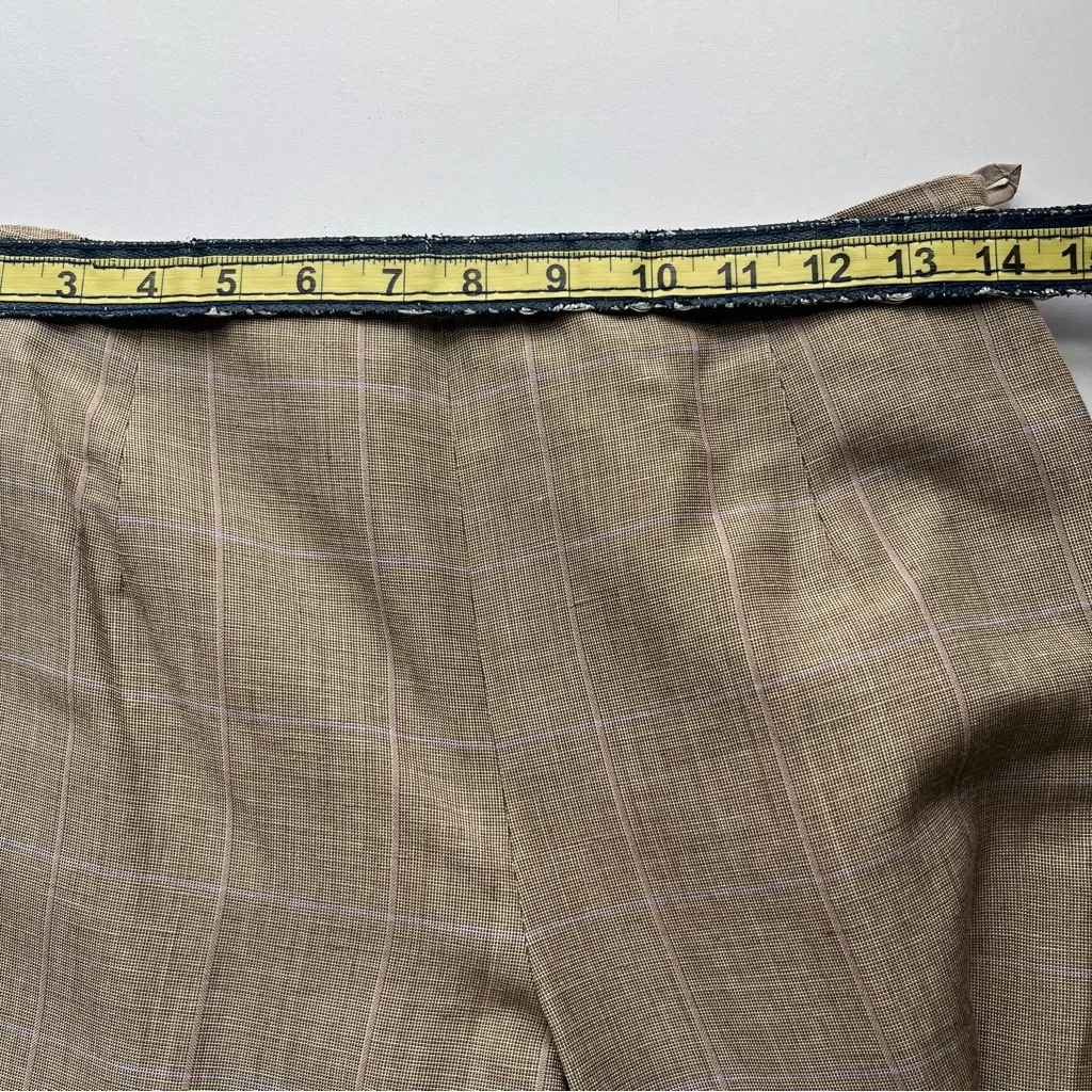 Talbots  Silk Tan Boot Cut Women's Pants - Image 9