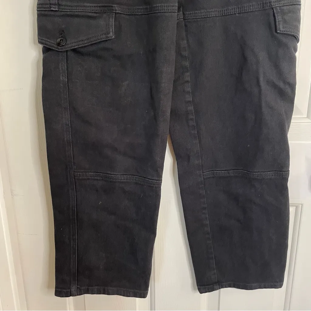 Wilfred Free Aritzia  Dark Cargo Pants Size 4 black utility retro - Image 2