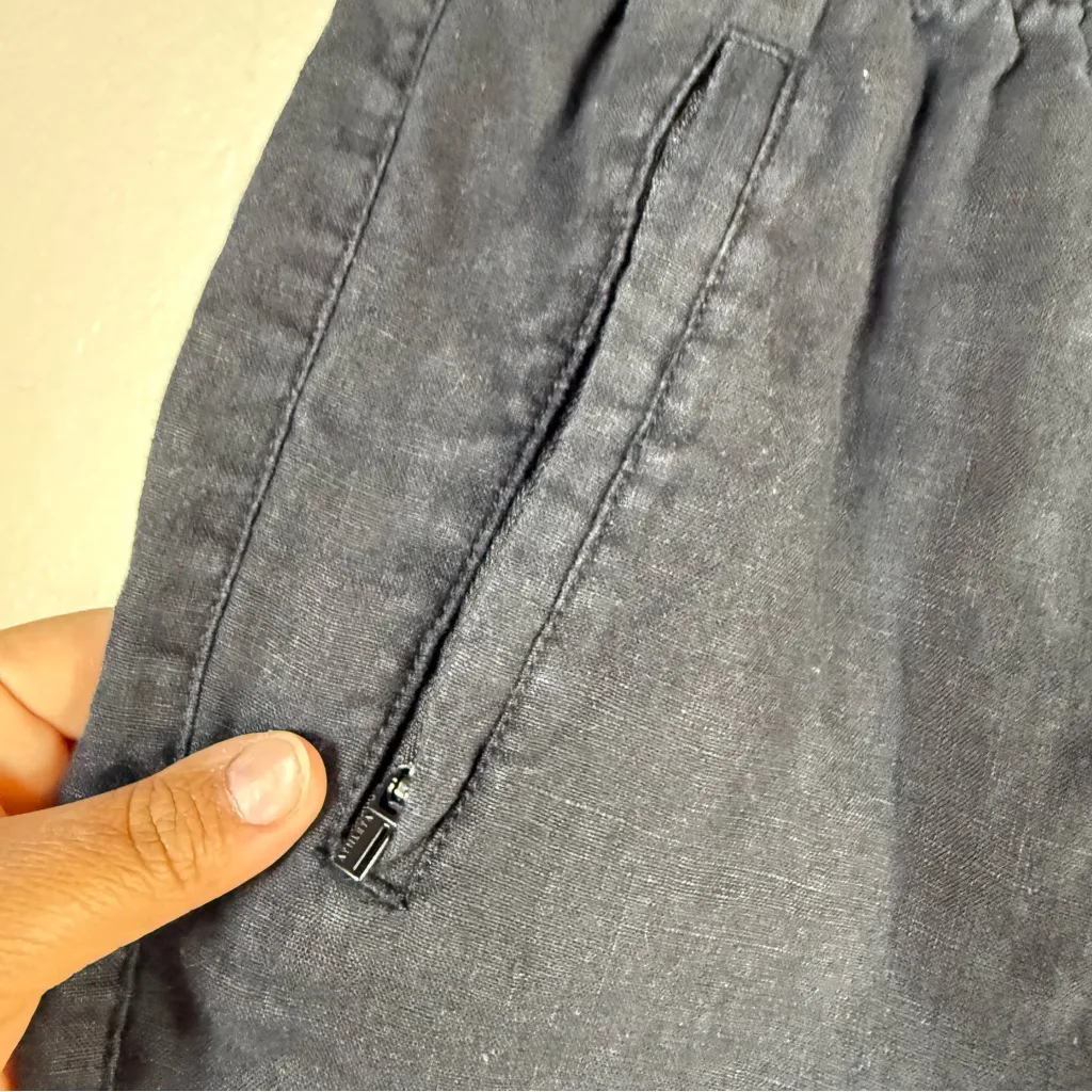 Athleta Retreat Linen HR wide leg pants SZ:MP - Image 8