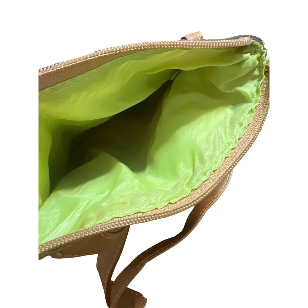 Lily Bloom Red Christmas Crossbody Bag Adjustable Strap Reindeer READ - Image 7