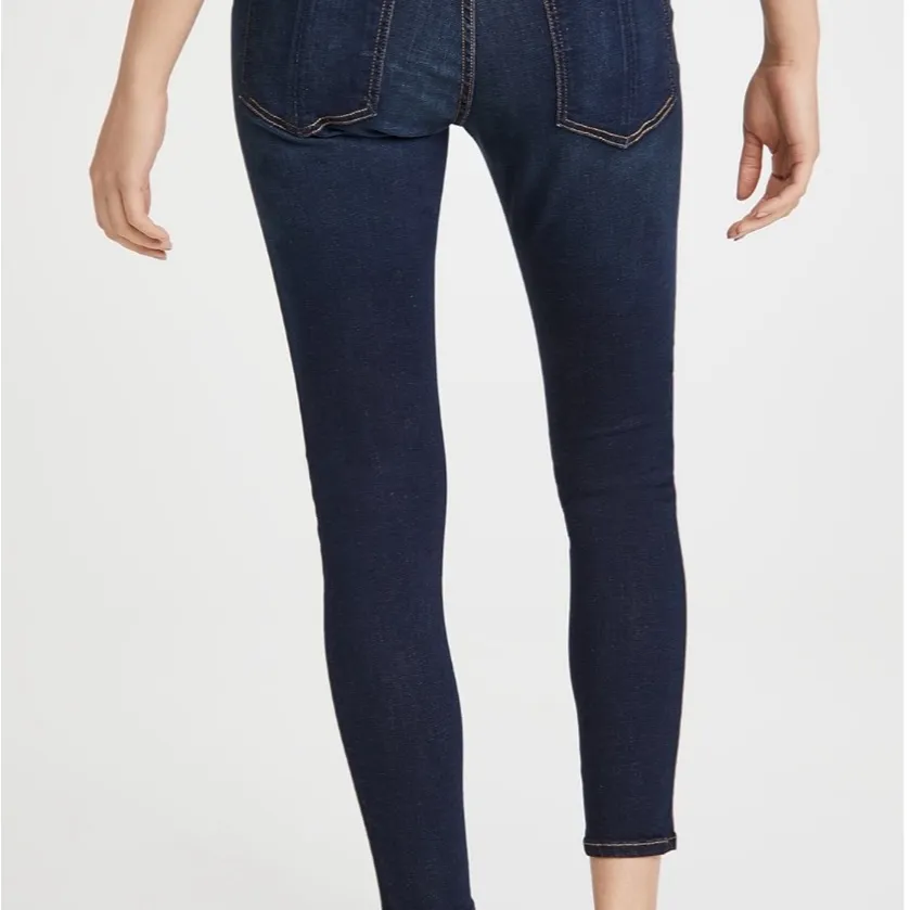 Rag & Bone Cate Ankle Skinny Jeans Size‎ 27 color: bloo moon - Image 2