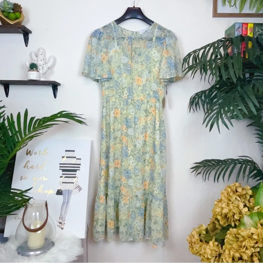 Lost + Wander MOUNTAIN BLOOM MIDI DRESS - Image 5