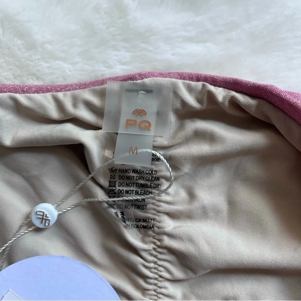 PQ Swim Evie Bikini Set in Namaste Pink Size M - Image 11